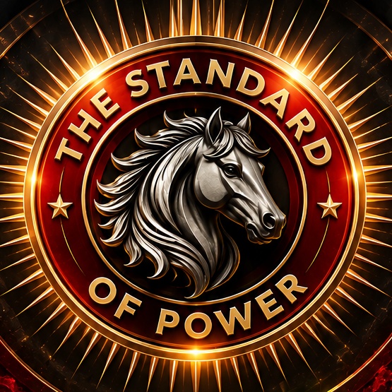 The Standard of Power horse emblem